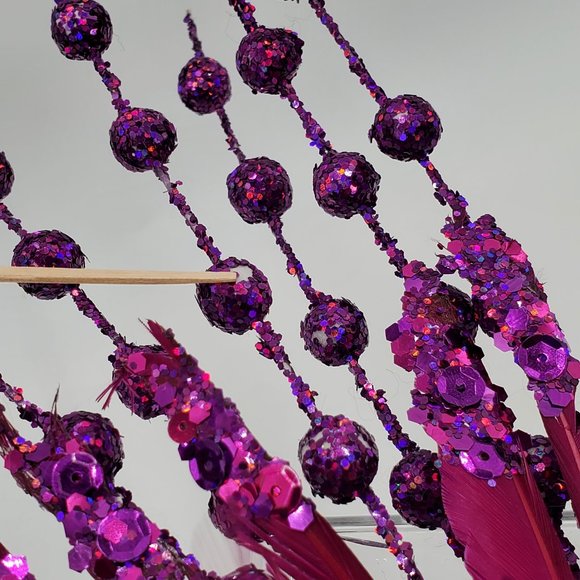 Venetian Angel Beaded & Feather Mask - Picture 16 of 16